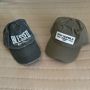 Blessed Beyond Measure and Stay Humble Pray Caps